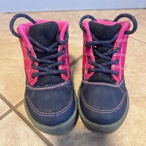 OshKosh B'gosh Pink and Black Kids Boots